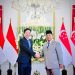 Prabowo Subianto Sambut Kunjungan Resmi PM Singapura di Istana Merdeka Jakarta