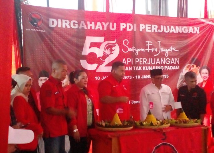 Peringati HUT PDIP Ke-52, DPC PDI Perjuangan Garut Titip Pesan Pada Bupati, Apa Pesannya?
