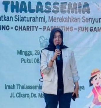 Peduli Pendidikan, Ketua DPRD Renie Rahayu Fauzi Kucurkan Dana Pribadi Untuk Pendopo Thalassemia