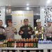 112 Botol Miras dan 120 Knalpot Brong Diamankan Polres Garut Dalam Operasi KRYD