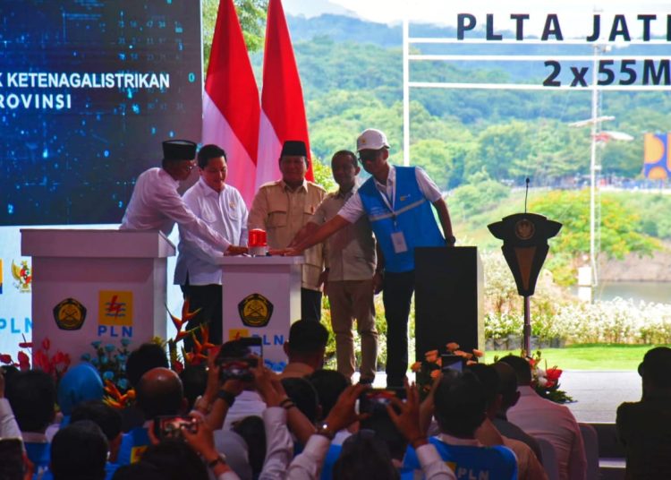 Presiden Prabowo Subianto Resmikan PLTA Jatigede