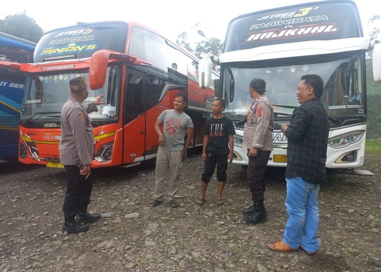 Polsek Pasirwangi Tingkatkan Patroli dan Penjagaan di Tempat Wisata, Antisipasi Liburan Panjang