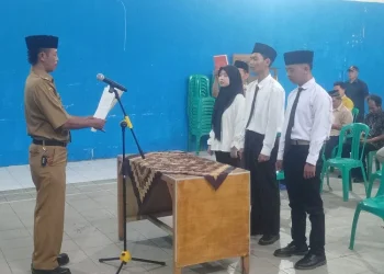 Kepala Desa Jatisari Lantik Tiga Perangkat Baru, Tekankan Etika dan Pengabdian
