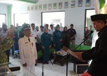 Diki Darmansyah Resmi Jabat Pjs Kades Lebak Muncang, Camat Ciwidey Tekankan Sinergitas
