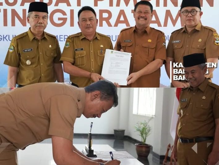 14 Pejabat Eselon II Bandung Barat Jalani Serah Terima Tugas