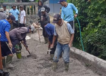Warga Sukaluyu Apresiasi Bantuan Produksi Panas Bumi dari Kang DS, Jalan Rabat Beton Kini Mulus