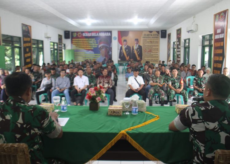 Wujud Kemanunggalan TNI-Rakyat, Kodim 0610/Sumedang Gelar Rapat Pembangunan KDMP