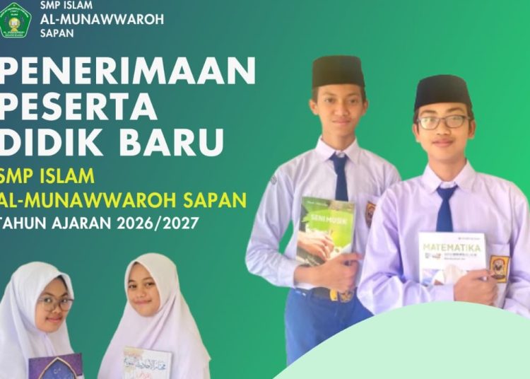 SMP Islam Al-Munawwaroh Sapan Tawarkan Boarding School Berbasis Adab & Tahfidz Qur’an